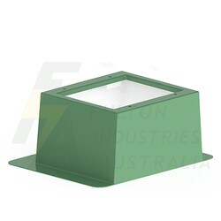 FB1G-3SS/1FB green fibreglass pillar base